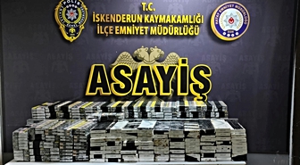 Hatay'da 2 bin 410 paket kaçak sigara ele geçirildi