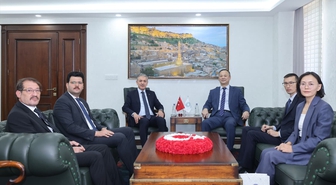 Kırgızistan'ın Ankara Büyükelçisi Kazakbaev, Mardin Valisi Akkoyun'u ziyaret etti