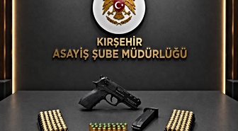 Kırşehir'de ruhsatsız silah operasyonu! Tabanca ve tüfeklerle birlikte 9 şüpheli gözaltına alındı