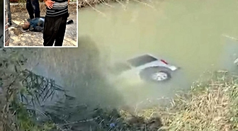 Malatya’da araç dereye uçtu: 1 ölü, 1 yaralı
