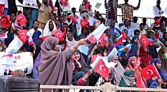 Somali'de Türkiye'ye destek gösterileri düzenlendi
