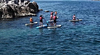 SUP boardda keyif kadar risk de büyük