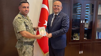 2.Hudut Tabur Komutanı Arıkan’dan Uzunköprü Kaymakamı Köken’e ziyaret