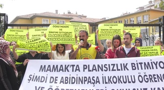 Abidinpaşa İlkokulu’nun boşaltılmasına tepki: 'Öğrencilerini öğretmenlerinden koparmayın'