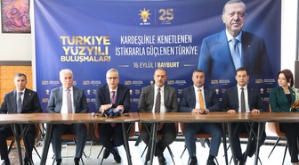 AK Parti Genel Başkan Yardımcısı Yalçın, Bayburt'ta 'Türkiye Yüzyılı Buluşmaları'nda konuştu: