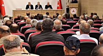 Alaca'da muhtarlar toplantısı yapıldı