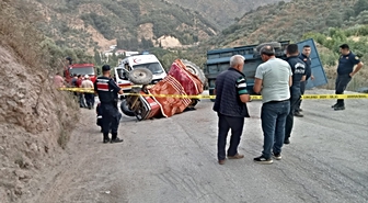 Aydın'da traktör kazasında 1 kişi öldü, 1 kişi yaralandı