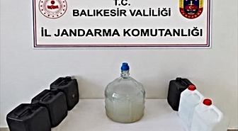 Balıkesir'de sahte alkol operasyonlarında 4 şüpheli yakalandı