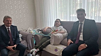 Beyşehir’de evde eğitim gören öğrenciler unutulmadı