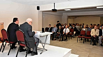 Bilecik Müftülüğü görevinden alınan Dilek, imam hatiplerle vedalaştı
