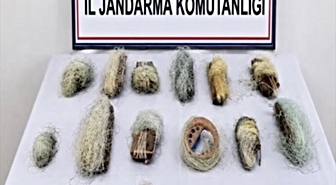 Bolu'da göletten hayalet ağ çıkarıldı