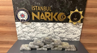Çatalca'da operasyonda 11 kilo 500 gram uyuşturucu ele geçirildi