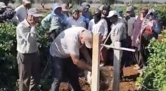 Çiftçi üzümün selasını okudu