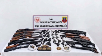 Diyadin’de silah kaçakçılığına büyük darbe: 28 adrese eş zamanlı operasyon