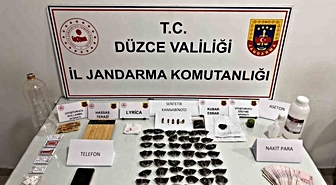 Düzce’de jandarmadan uyuşturucu operasyonu