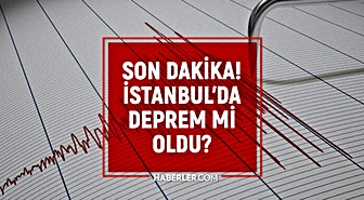 İstanbul'da deprem mi oldu? SON DAKİKA! 16 Eylül İstanbul'da az önce nerede deprem oldu?