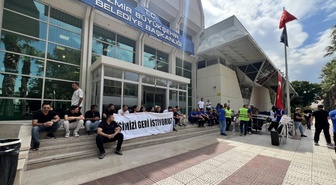 İzmir'de İZENERJİ İşçilerinin Eylemi İkinci Gününde