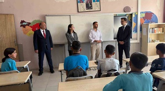 Karakoyunlu Kaymakamı İlhan Kayaş’tan Bulakbaşı Okulu’na ziyaret