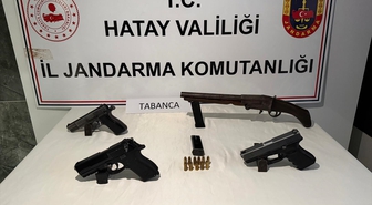 Kırıkhan ilçesinde silah operasyonunda yakalanan zanlı tutuklandı
