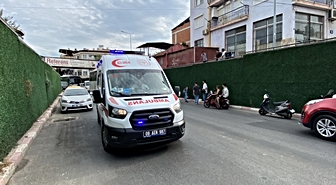 Nazilli'de devrilen motosikletteki çocuk yaralandı
