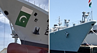 Pakistan ve Hindistan savaş gemileri Umman Denizi’nde çarpıştı