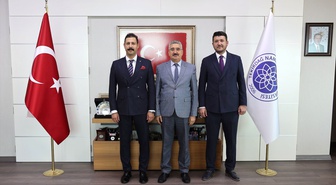 Tekirdağ NKÜ Rektörü Şahin'e ziyaret