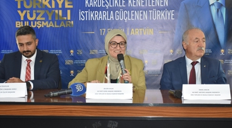 AK Parti Genel Başkan Yardımcısı Uygur, Artvin'de konuştu: