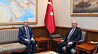 Bakan Güler, FAO Genel Direktörlüğüne aday gösterilen Mehdi Eker ile bir araya geldi