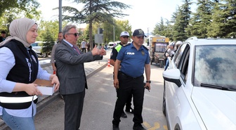 Bilecik'te yaya geçitlerinde denetim yapıldı