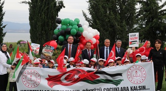 Burdur'da Gazzeli çocuklara destek etkinliği yapıldı