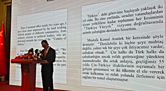 Çin Halk Cumhuriyeti'nin kuruluşunun 77. yılı Ankara'da kutlandı