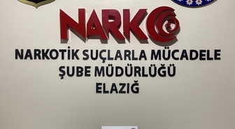 Elazığ'da uyuşturucu operasyonunda 1 şüpheli tutuklandı