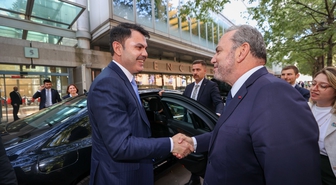 Murat Kurum, Fransa Kalkınma Ajansı CEO'su Lecourtier ile görüştü