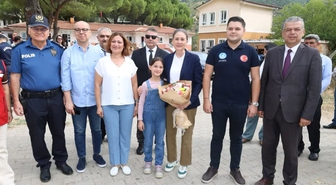Nazilli Kaymakamı Kan öğrenciler ve öğretmenlerle bir araya geldi