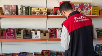 Palu’da marketlere gıda denetimi