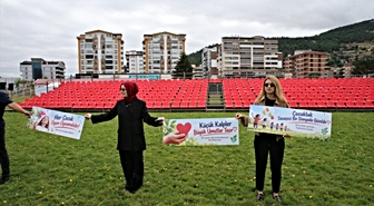 Tokat'ta uçurtmalar Gazzeli çocuklar için gökyüzüne bırakıldı