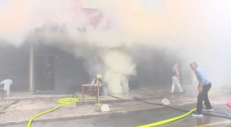 Üsküdar’da iş yerinde çıkan yangın söndürüldü