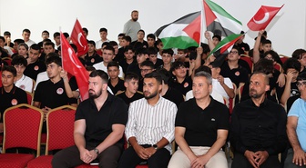 Alanya'da Gazzeli öğrencilerin eğitim mücadelesi konferansta anlatıldı