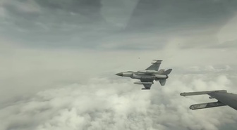 Amasya Merzifon'dan kalkan F-16'lar Batı Karadeniz'de eğitim uçuşu yaptı