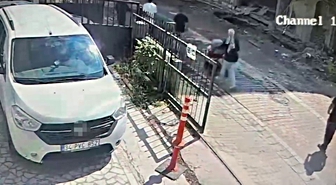 Avcılar’da faciadan saniyelerle kurtuluş kamerada