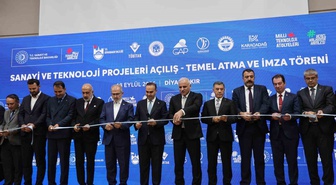 Bakan Kacır, sanayi ve teknoloji projeleri temel atma törenine katıldı