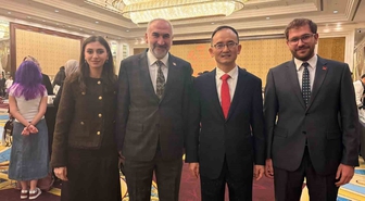 Beşer, Çin’in Ankara Büyükelçiliği resepsiyonuna katıldı