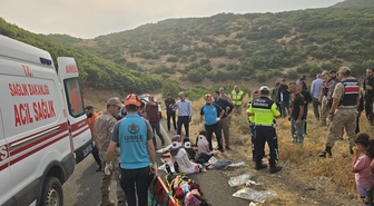Bingöl'de yolcu minibüsü şarampole devrildi! Araçtaki 10 kişi yaralandı, UMKE bölgeye sevk edildi
