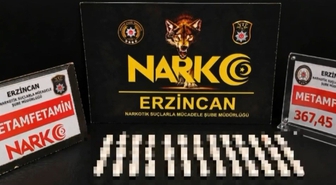 Erzincan’da midesinde uyuşturucu taşıyan şüpheli tutuklandı
