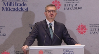 İletişim Başkanı Duran: Türkiye darbelere ve darbecilere milli iradenin vesayet altına alınmasına asla izin vermeyecektir