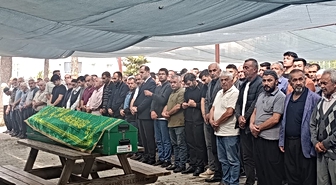 İş makinasının çarpması sonucu hayatını kaybeden genç son yolculuğuna uğurlandı