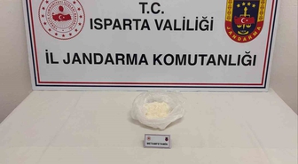 Isparta’da 300 gram metamfetamin ele geçirildi