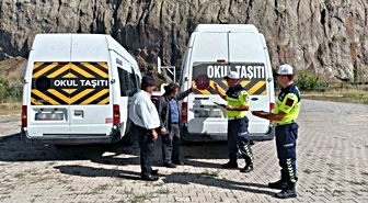 Jandarmadan okul servislerine denetim