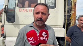 Mersin'de 300 kamyoncu mazot 100 lirayı aşmasına rağmen ücret artmayınca iş bıraktı