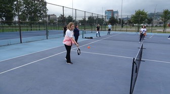 Samsun'da TEİAŞ personeline pickleball eğitimi verildi